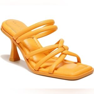 CIRCUS NY Sam Edelman Savanna Strappy Sandal orange citrus